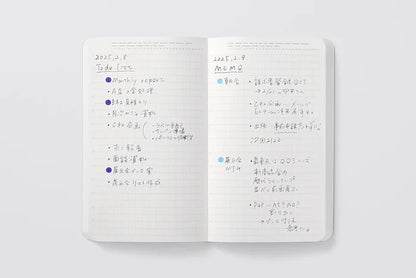 Stalogy A6 Editor's Series 1/2 Year Notebook (Grid Paper Notebook)