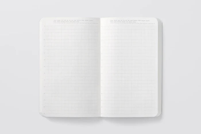 Stalogy A6 Editor's Series 1/2 Year Notebook (Grid Paper Notebook)