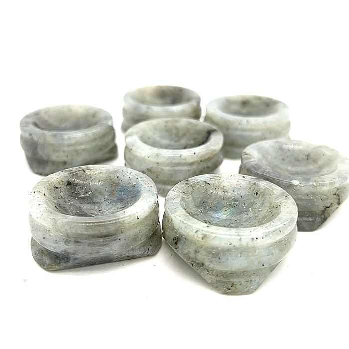 One Labradorite Gemstone Sphere Stand