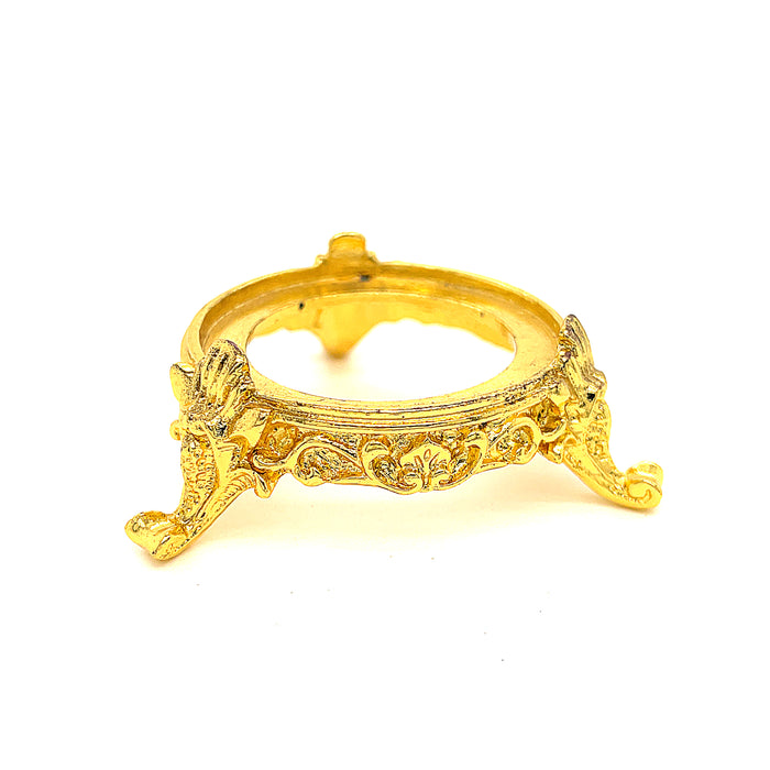 One Gold Crown Sphere Stand