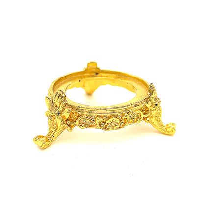 One Gold Crown Sphere Stand