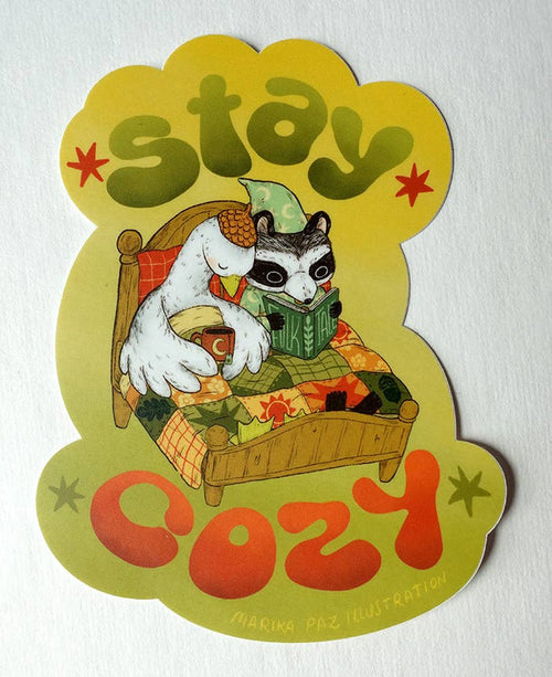 Stay Cozy Sticker
