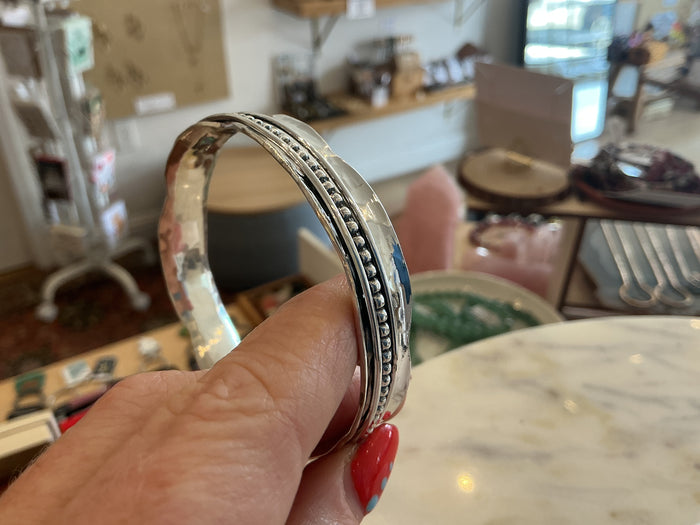 Sterling Silver Spinner Bangle