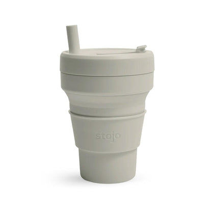 Oat / 16oz Custom Stojo Travel Cup - Corporate Gifts