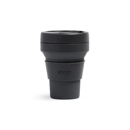 Carbon / 12oz Custom Stojo Travel Cup - Corporate Gifts