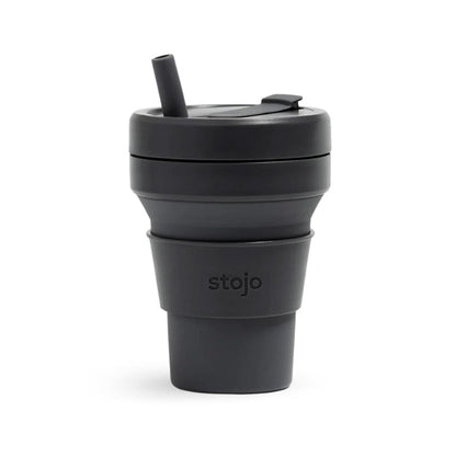 Carbon / 16oz Custom Stojo Travel Cup - Corporate Gifts