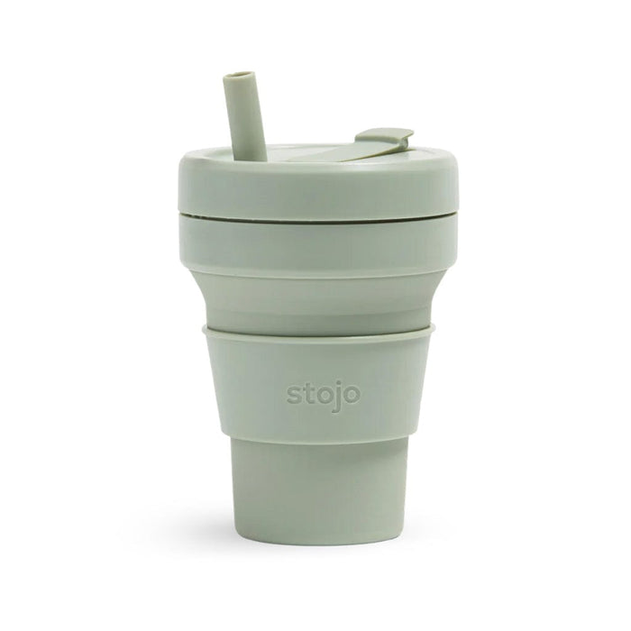 Sage / 16oz Custom Stojo Travel Cup - Corporate Gifts