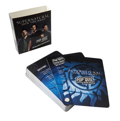 Supernatural Join The Hunt Pop Quiz Trivia Deck