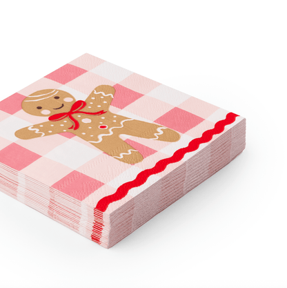 Bonjour Fête SWEET GINGERBREAD SMALL NAPKINS