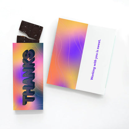 Custom Sweeter Cards Greeting Card Chocolate Bars - Corporate Gifts