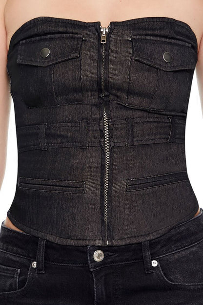 Sweetheart Tube Crop Top