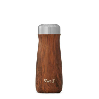 Teakwood Custom S'well Traveler Bottle - 16oz - Corporate Gifts