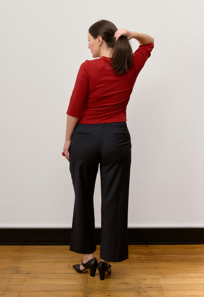 Tailored Pant Navy Pinstripe