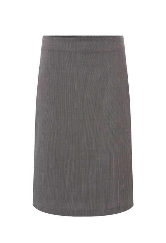 Tailored Straight Grain Skirt Multi Pinstripe
