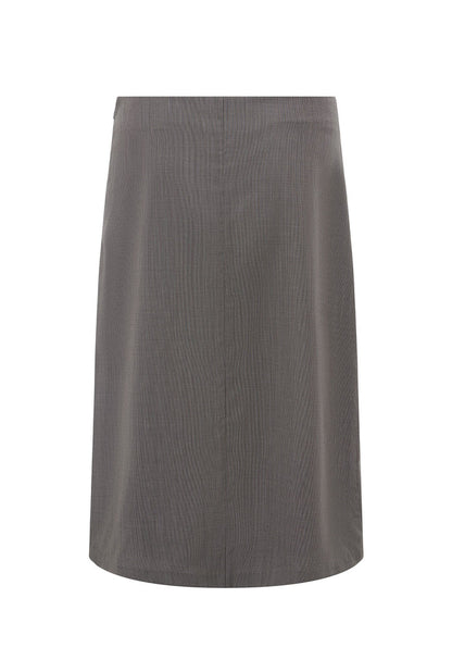 Tailored Straight Grain Skirt Multi Pinstripe