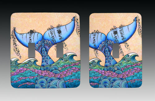 Tails of the Sea Light Switch Cover