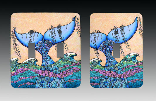 Tails of the Sea Light Switch Cover