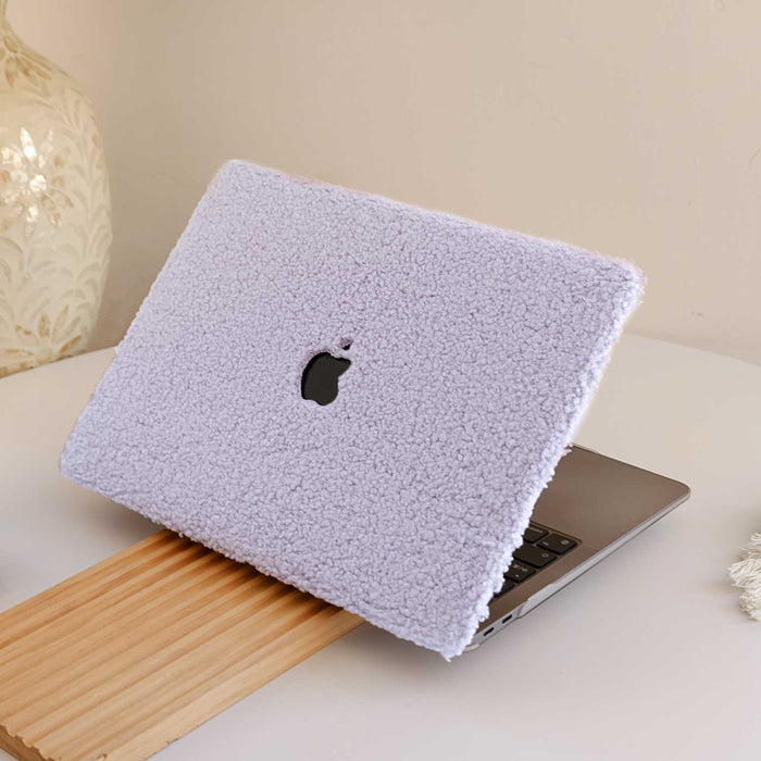 Teddy Fabric MacBook Case - Violet