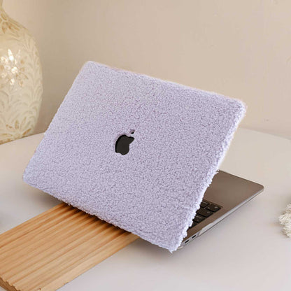 Teddy Fabric MacBook Case - Violet