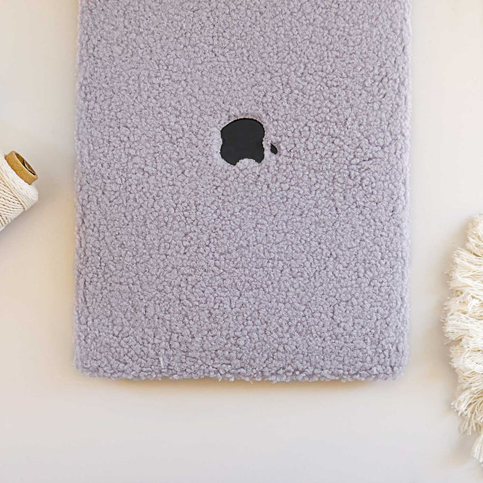 Teddy Fabric MacBook Case - Violet
