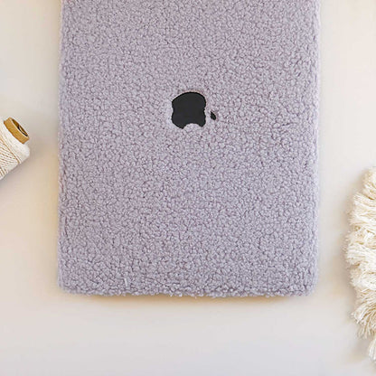 Teddy Fabric MacBook Case - Violet