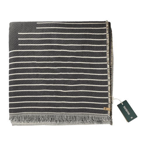 Custom tentree Organic Cotton Peaks Woven Blanket - Corporate Gifts