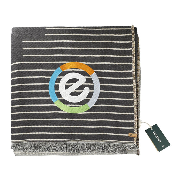 Custom tentree Organic Cotton Peaks Woven Blanket - Corporate Gifts