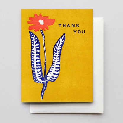 Thank You Flower Stem Card