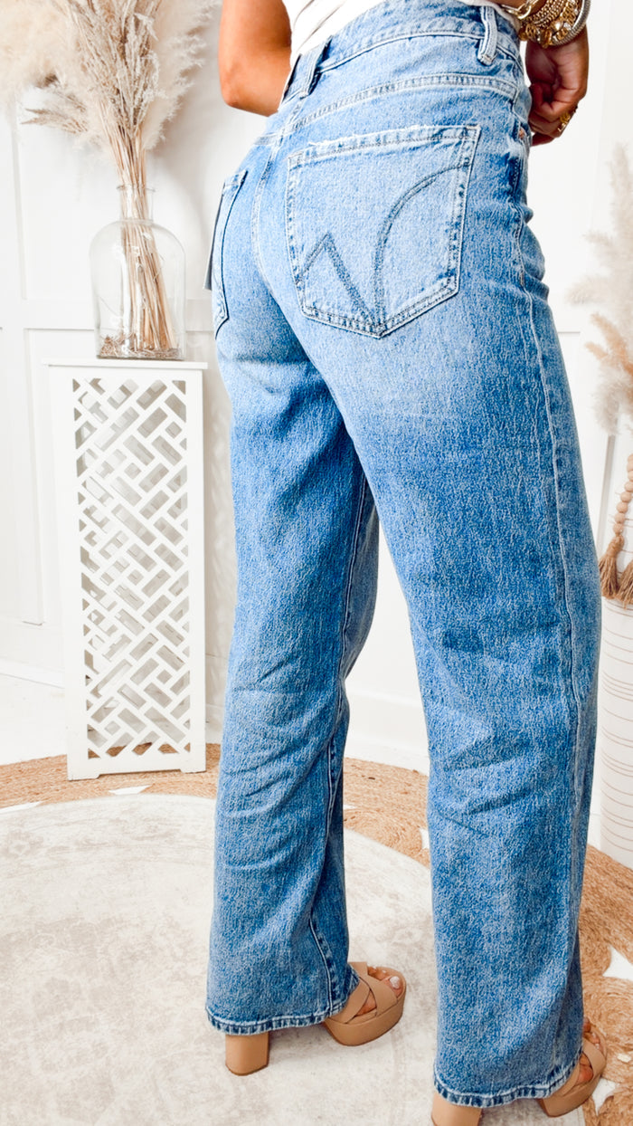 The Charis High Rise Wide Leg Jean