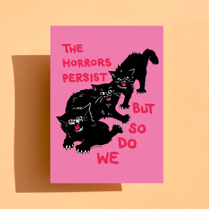 The Horrors Persist Mini Print - Alice Yang