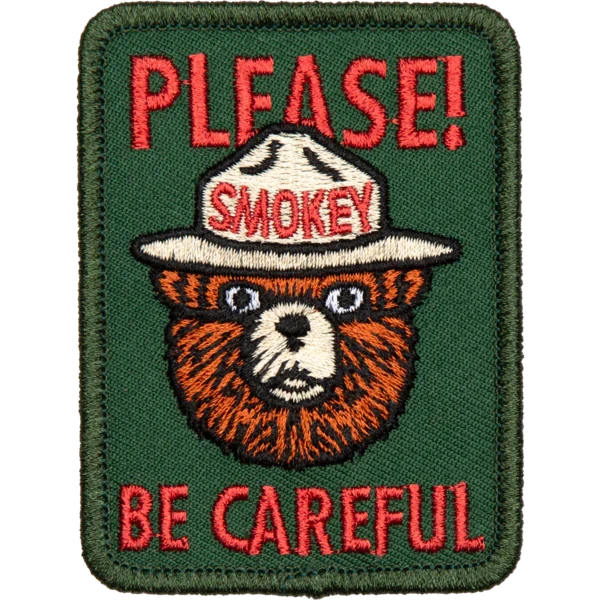 The Landmark Project Be Careful Embroidered Patch