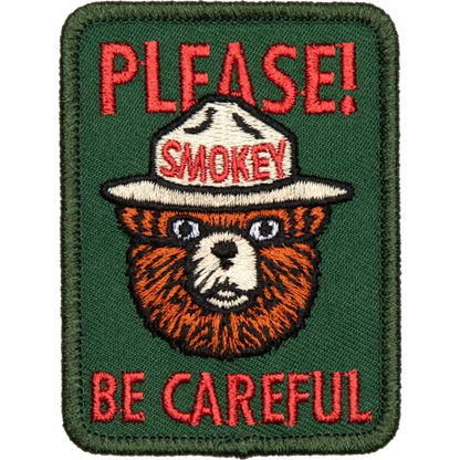 The Landmark Project Be Careful Embroidered Patch