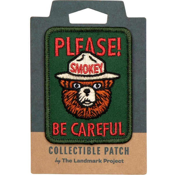 The Landmark Project Be Careful Embroidered Patch