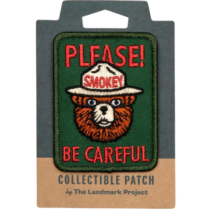 The Landmark Project Be Careful Embroidered Patch