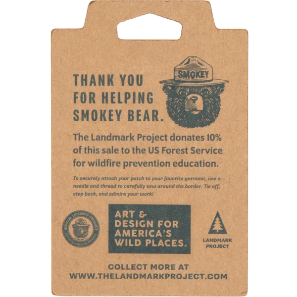 The Landmark Project Be Careful Embroidered Patch