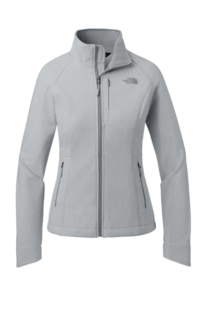 TNF Light Grey Heather / SM Custom The North Face Ladies Apex Barrier Soft Shell Jacket - Corporate Gifts