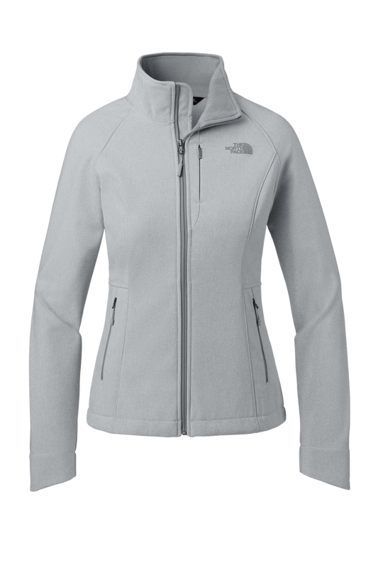 TNF Light Grey Heather / SM Custom The North Face Ladies Apex Barrier Soft Shell Jacket - Corporate Gifts