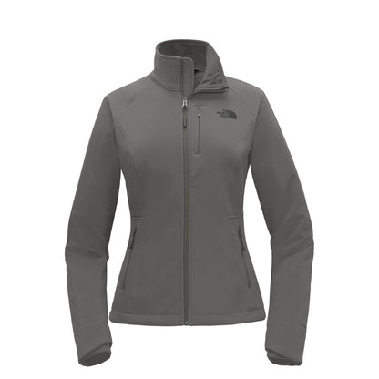 Asphalt Grey / SM Custom The North Face Ladies Apex Barrier Soft Shell Jacket - Corporate Gifts