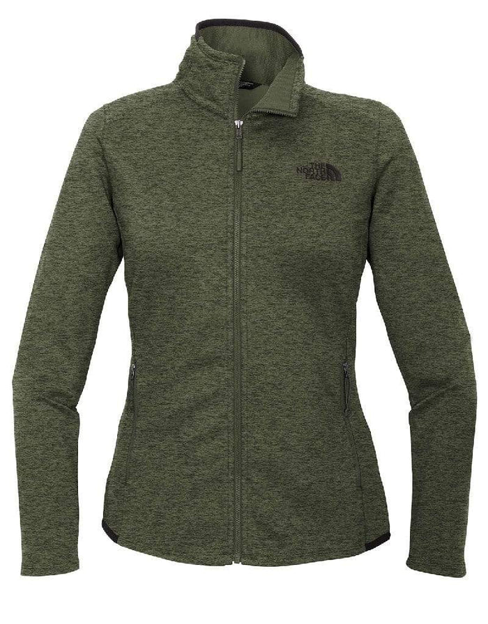 Four Leaf Clover Heather / SM Custom The North Face Ladies Skyline Full-Zip Fleece Jacket - Corporate Gifts