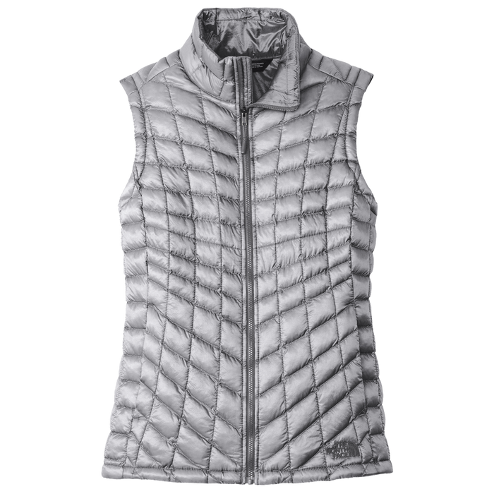 Mid Grey / SM Custom The North Face Ladies ThermoBall Trekker Vest - Corporate Gifts