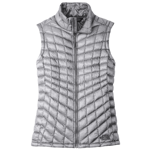 Mid Grey / SM Custom The North Face Ladies ThermoBall Trekker Vest - Corporate Gifts