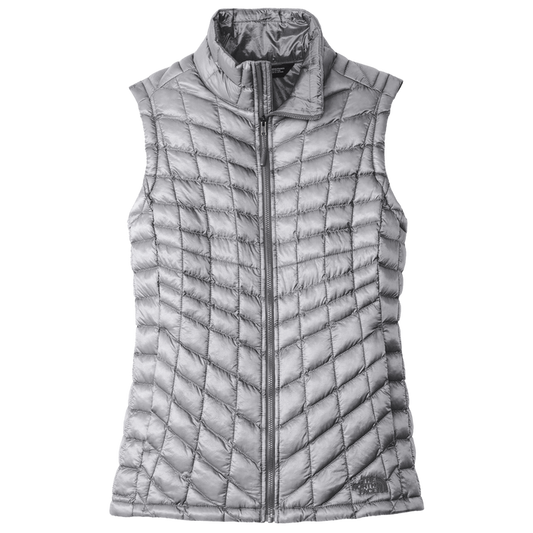 Mid Grey / SM Custom The North Face Ladies ThermoBall Trekker Vest - Corporate Gifts