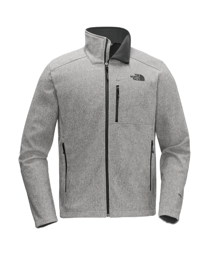 TNF Medium Grey Heather / SM Custom The North Face Mens Apex Barrier Soft Shell Jacket - Corporate Gifts