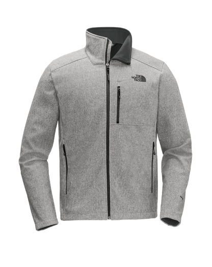 TNF Medium Grey Heather / SM Custom The North Face Mens Apex Barrier Soft Shell Jacket - Corporate Gifts