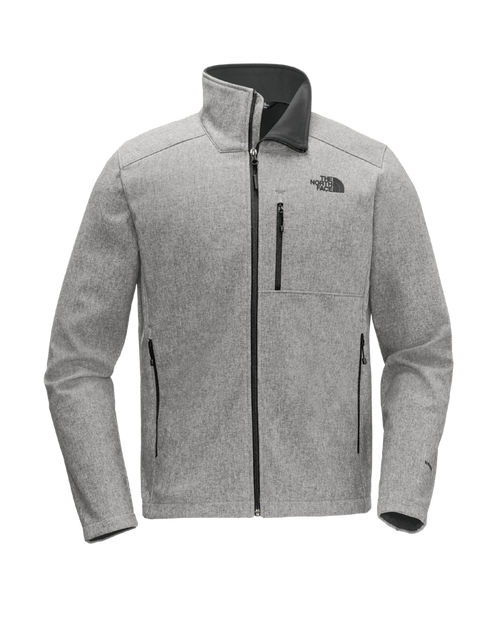 TNF Medium Grey Heather / SM Custom The North Face Mens Apex Barrier Soft Shell Jacket - Corporate Gifts