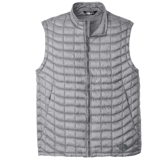 Mid Grey / SM Custom The North Face Men's ThermoBall Trekker Vest - Corporate Gifts