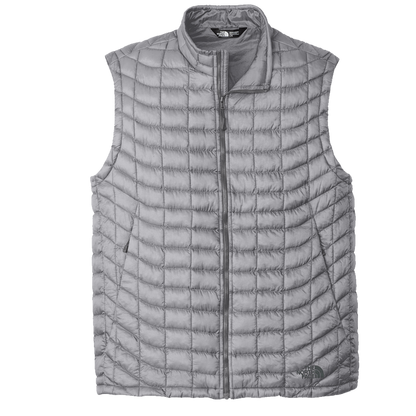 Mid Grey / SM Custom The North Face Men's ThermoBall Trekker Vest - Corporate Gifts