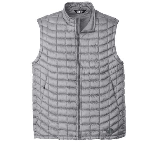 Mid Grey / SM Custom The North Face Men's ThermoBall Trekker Vest - Corporate Gifts