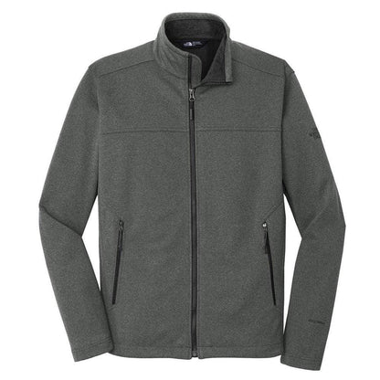 TNF Dark Grey Heather / SM Custom The North Face Ridgewall Soft Shell Jacket - Corporate Gifts