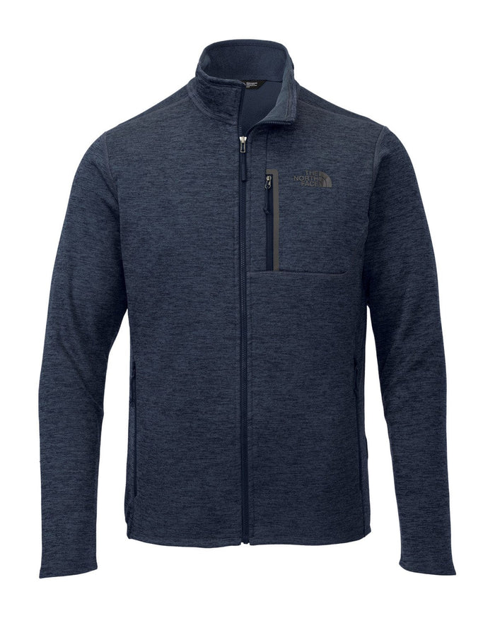 Urban Navy Heather / SM Custom The North Face Skyline Full-Zip Fleece Jacket - Corporate Gifts